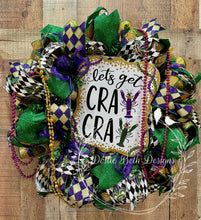 Load image into Gallery viewer, Valentine’s Day/Mardi Gras/St Patrick’s Wreath Class