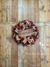Load image into Gallery viewer, Merry Christmas Rustic Wreath