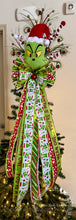 Load image into Gallery viewer, Green Monster Christmas Tree Topper