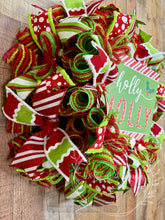 Load image into Gallery viewer, Holly Jolly Christmas Wreath