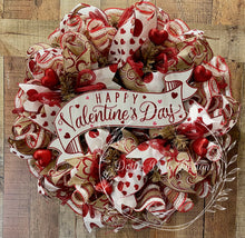 Load image into Gallery viewer, Valentine’s Day/Mardi Gras/St Patrick’s Wreath Class