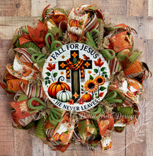 Load image into Gallery viewer, Fall for Jesus Wreath