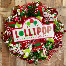 Load image into Gallery viewer, Lollipop Lane Christmas Wreath