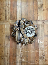 Load image into Gallery viewer, Home Sweet Home Neutral Farmhouse Wreath