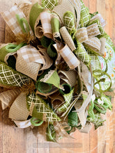 Load image into Gallery viewer, Hey There, Silly Goose Deco Mesh Wreath | Farmhouse Goose Front Door Wreath | Everyday Green Wreath