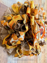 Load image into Gallery viewer, Gobble ’Til You Wobble Thanksgiving Turkey Wreath