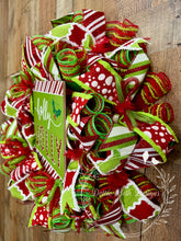 Load image into Gallery viewer, Holly Jolly Christmas Wreath

