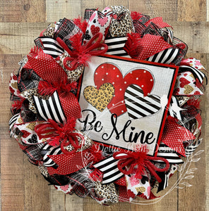 Valentine’s Day/Mardi Gras/St Patrick’s  Wreath Class