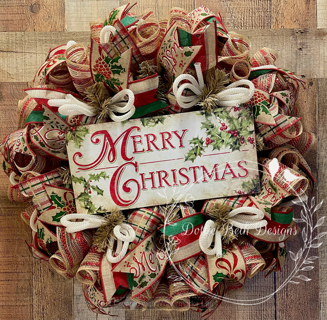 Christmas Wreath Class Saturday, October 19th, 6-8pm