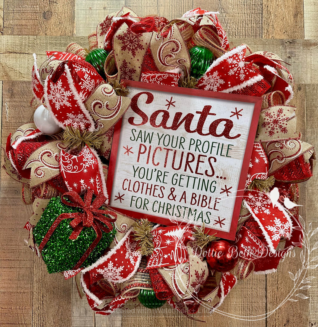 Santa Saw Your Profile Pictures