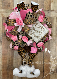 Every Bunny Welcome - Leopard Print Bunny