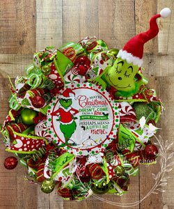 Green Monster Wreath