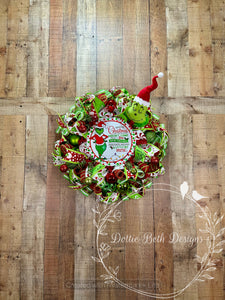 Green Monster Wreath