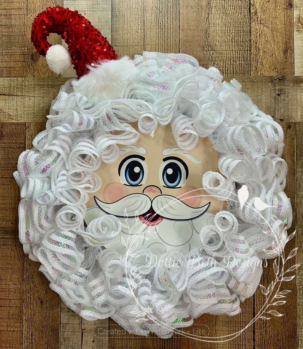 Santa Wreath