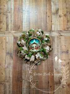 Christmas Nativity Wreath