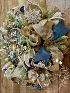 Christmas/Winter Lantern Wreath