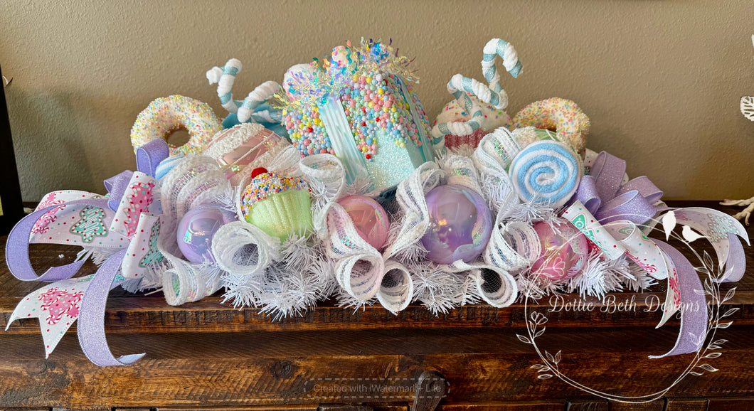 Candyland Christmas Centerpiece