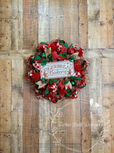 Load image into Gallery viewer, Gingerbread Bakery Christmas Wreath
