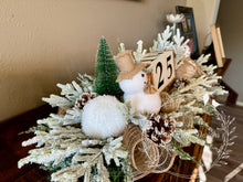Load image into Gallery viewer, Snowman Christmas Countdown Centerpiece
