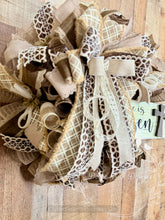 Load image into Gallery viewer, He Is Risen Easter Wreath – Neutral Rustic Cross Door Decor
