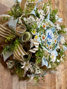 Hi- Daisies & Butterflies