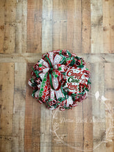 Load image into Gallery viewer, Candy Cane Lane Christmas Wreath – Red, Green and White Peppermint Door Décor
