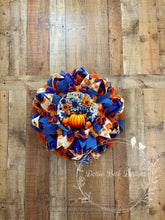 Load image into Gallery viewer, Fall Pumpkins, Orange &amp; Royal Blue
