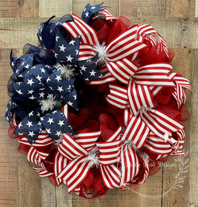 US Flag Wreath